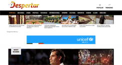 Desktop Screenshot of despertarmexico.com
